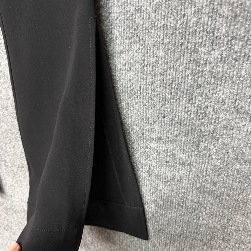 Cinq a Sept Pants Women 00 Black Mina Crop High Rise Flare Leg Split Ankle 5 à 7 - Picture 5 of 13
